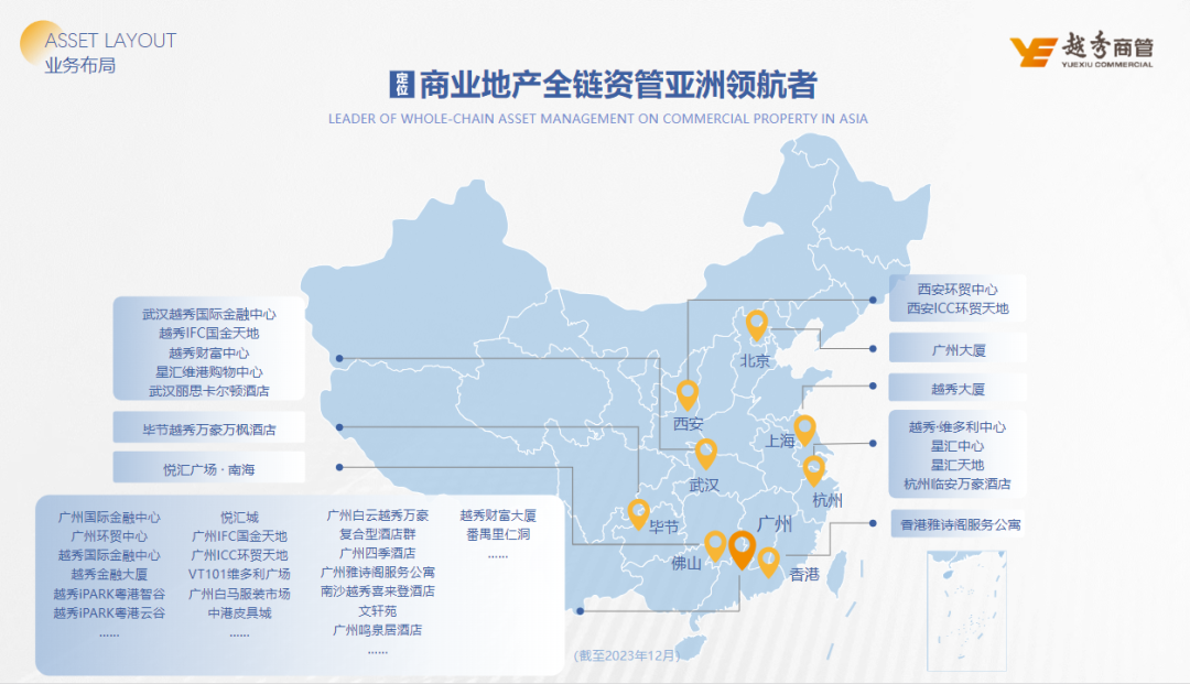 高质量发展 | 越秀商管荣登“2024年中国商业地产企业TOP100”第12位